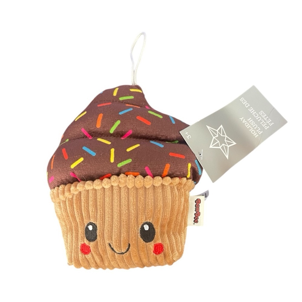 Plush Cupcake Stuffed Toy - Brown & Tan Kids Plush 6” - Picture 2 of 4